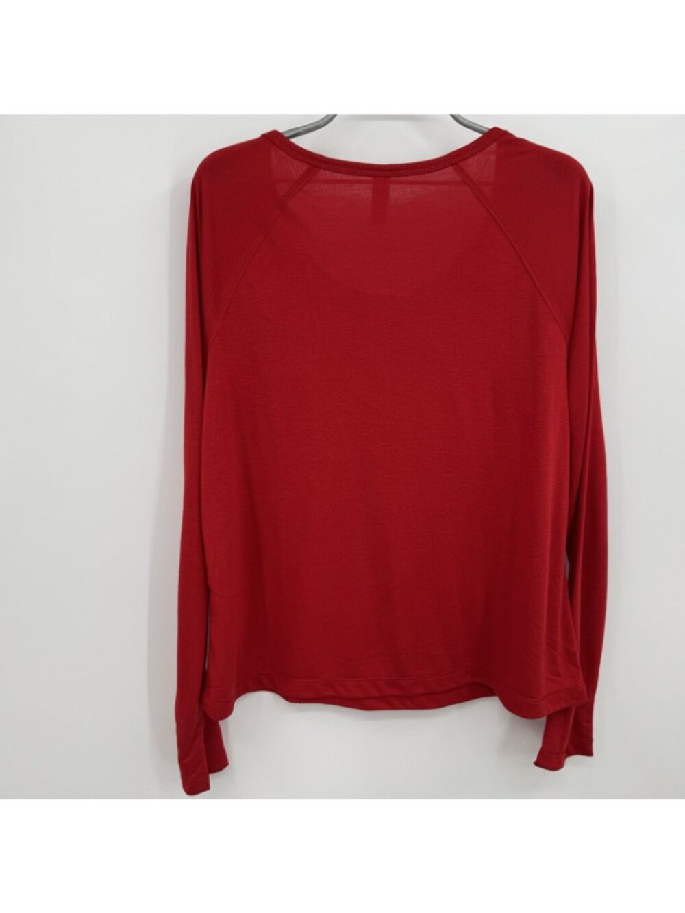 Target STARS ABOVE Cozy Pajama Set M Women's Red Long Sleeve Top & Plaid Pants - Picture 5 of 8